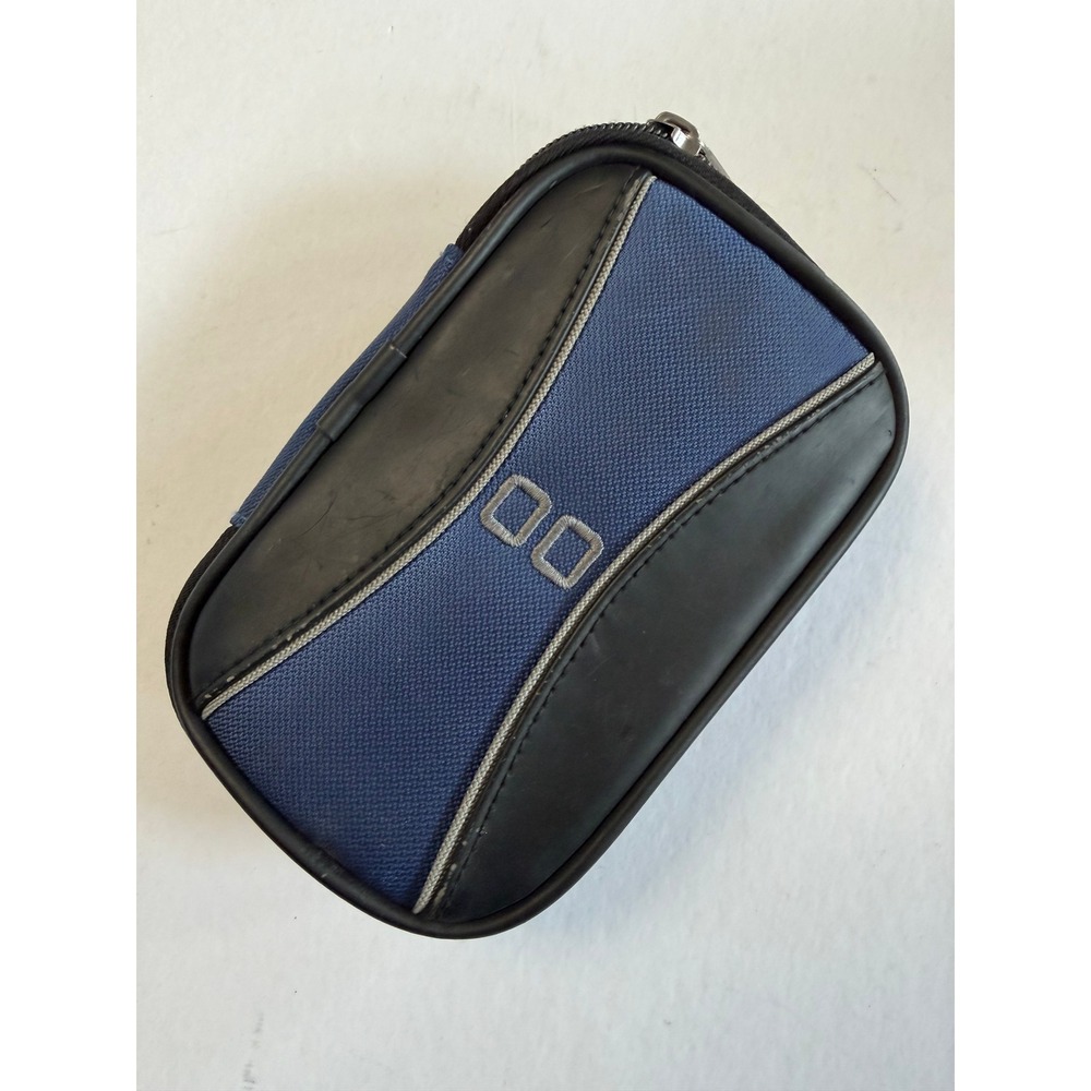 VTG Nintendo DS Travel Case OS Blue Black Padded Zippered Storage